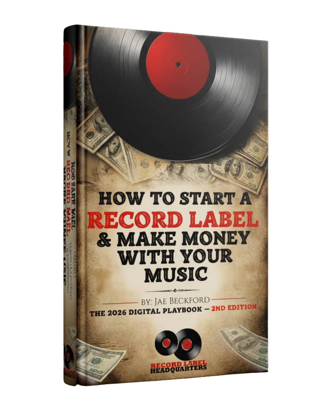 How to Start a Record Label & Make Money With Your Music — ebook cover